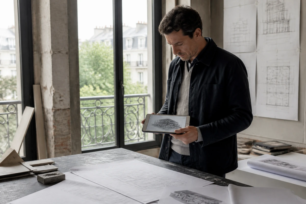 étude réhabilitation immeuble haussmannien La Courneuve